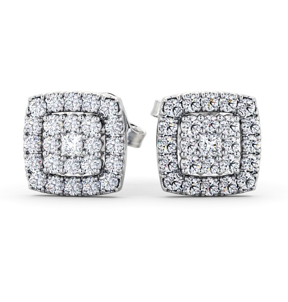 Allenton Cluster Earrings Round Diamond Halo Style ERG11_WG_THUMB2_1.jpg 
