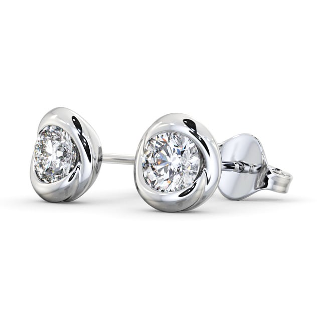 9k white gold earrings outlet