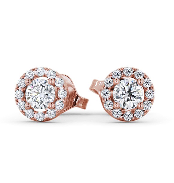  Halo Round Diamond Earrings 9K Rose Gold - Adare ERG1_RG_THUMB2 