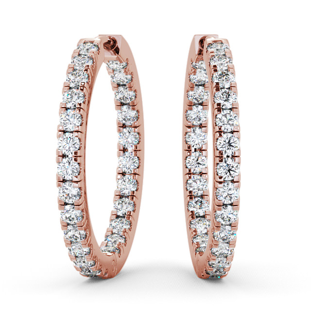 Kersall Hoop Earrings Round Diamond ERG25_RG_THUMB2_1.jpg 