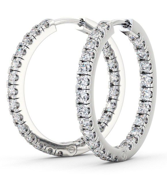 Hoop Round Diamond Earrings 18K White Gold ERG25_WG_SIDE_1.jpg 