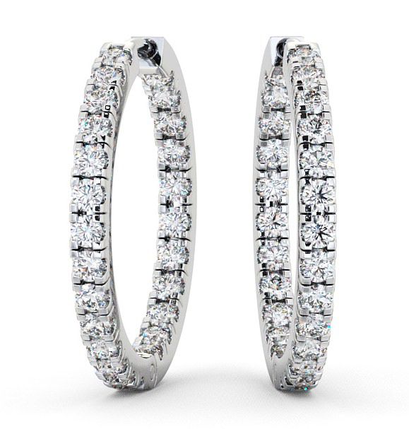 Kersall Hoop Earrings Round Diamond ERG25_WG_UP_1.jpg 