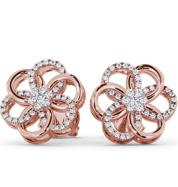 Coppice Cluster Earrings Round Diamond 0.50ct ERG65_RG_THUMB2 