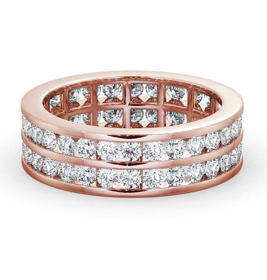 Catrine Full Eternity Ring Round Diamond Double Row Channel Setting FE11_RG_THUMB2 