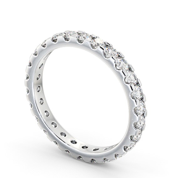 Full Eternity Round Diamond Classic Style Ring Platinum FE14_WG_THUMB1 