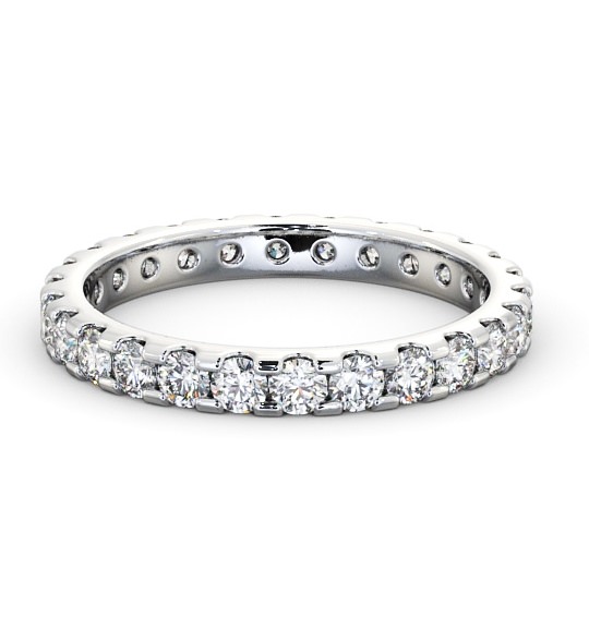  Full Eternity Round Diamond Ring 18K White Gold - Bethania FE14_WG_THUMB2 
