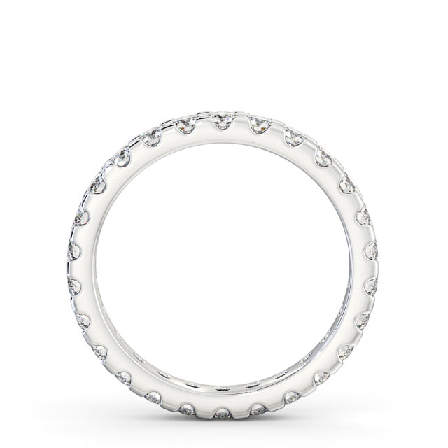 Full Eternity Round Diamond Ring Platinum - Bethania FE14_WG_UP