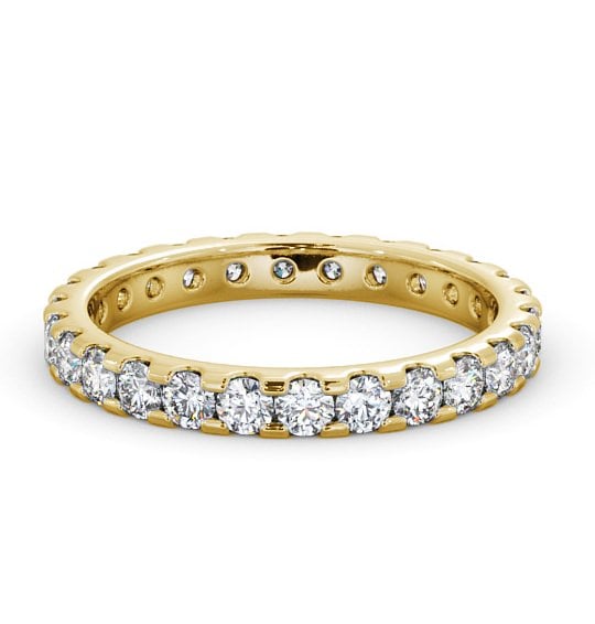 Full Eternity Round Diamond Classic Style Ring 18K Yellow Gold FE14_YG_THUMB2 
