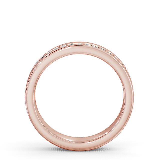 Full Eternity Round Diamond 0.71ct Wedding Ring 18K Rose Gold - Semer FE17_RG_UP