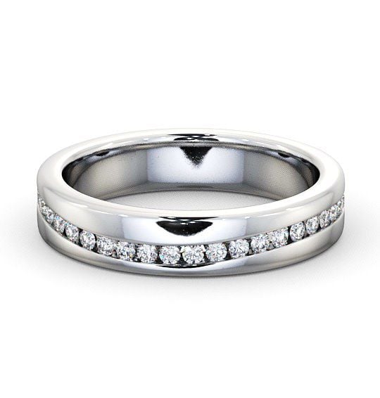  Full Eternity Round Diamond 0.71ct Wedding Ring 18K White Gold - Semer FE17_WG_THUMB2 