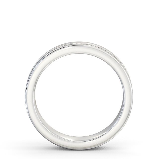 Full Eternity Round Diamond 0.71ct Wedding Ring 9K White Gold - Semer FE17_WG_UP