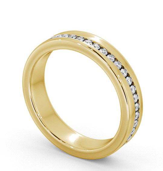  Full Eternity Round Diamond 0.71ct Wedding Ring 18K Yellow Gold - Semer FE17_YG_THUMB1 