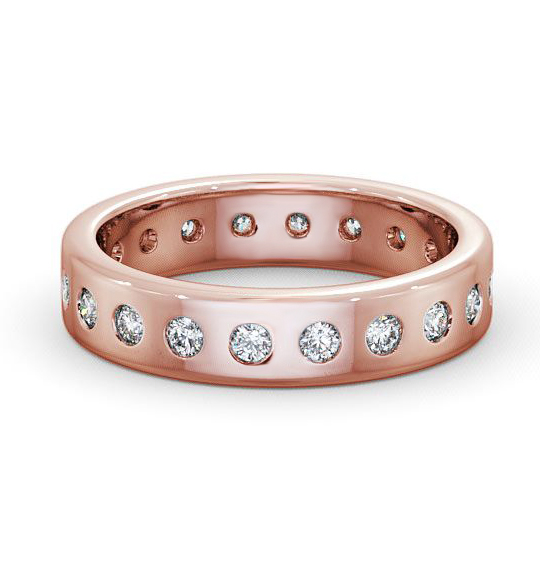 Oban Ladies Round Diamond Flush Set Wedding Ring FE18_RG_THUMB2 