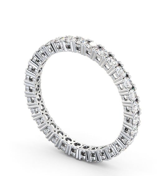  Full Eternity Round Diamond Ring 18K White Gold - Allendale FE1_WG_THUMB1 