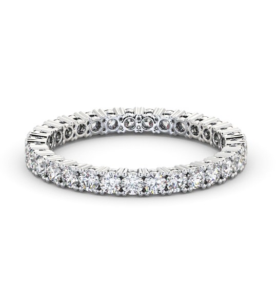 Full Eternity Round Diamond Classic Style Ring 18K White Gold FE1_WG_THUMB2 