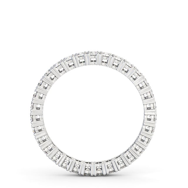 Full Eternity Round Diamond Ring 18K White Gold - Allendale FE1_WG_UP