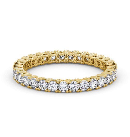 Full Eternity Round Diamond Classic Style Ring 18K Yellow Gold FE1_YG_THUMB2 