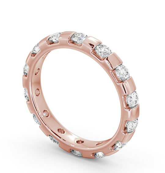  Full Eternity Round Diamond Ring 18K Rose Gold - Anderby FE20_RG_THUMB1 