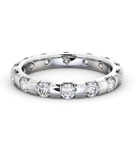  Full Eternity Round Diamond Ring Platinum - Anderby FE20_WG_THUMB2 