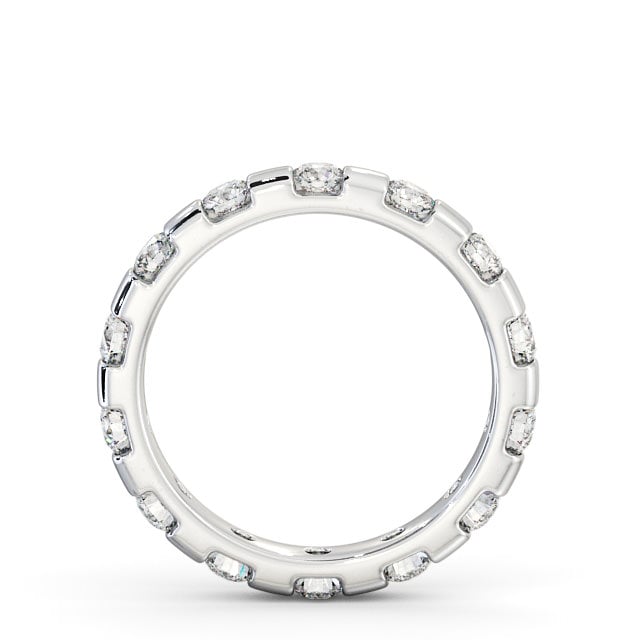 Full Eternity Round Diamond Ring 9K White Gold - Anderby FE20_WG_UP