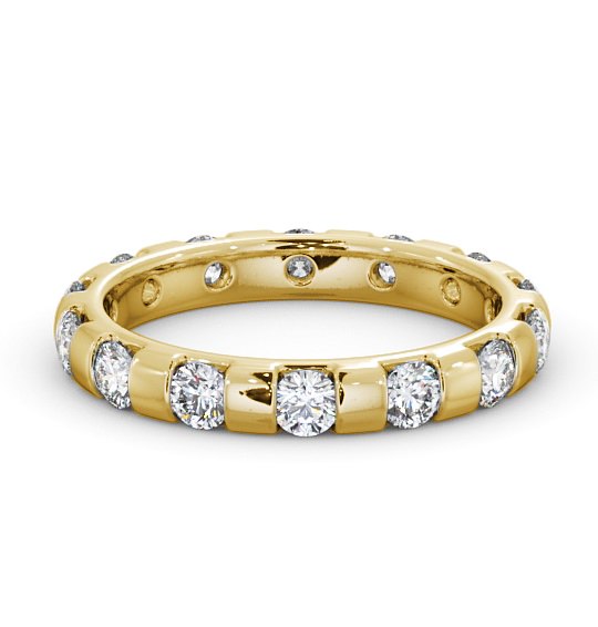  Full Eternity Round Diamond Ring 18K Yellow Gold - Anderby FE20_YG_THUMB2 