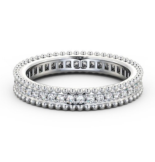  Full Eternity Round Diamond Ring 18K White Gold - Gabriella FE22_WG_THUMB2 