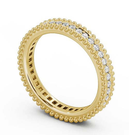  Full Eternity Round Diamond Ring 9K Yellow Gold - Gabriella FE22_YG_THUMB1 