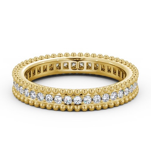  Full Eternity Round Diamond Ring 18K Yellow Gold - Gabriella FE22_YG_THUMB2 