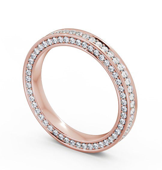  Full Eternity 0.70ct Round Diamond Ring 9K Rose Gold - Montreal FE25_RG_THUMB1 
