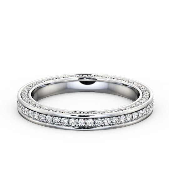  Full Eternity 0.70ct Round Diamond Ring Platinum - Montreal FE25_WG_THUMB2 