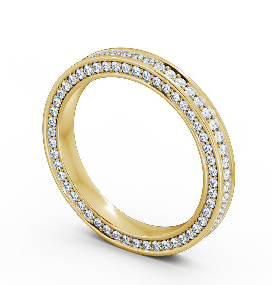 Full Eternity 0.70ct Round Diamond Ring 9K Yellow Gold FE25_YG_THUMB1