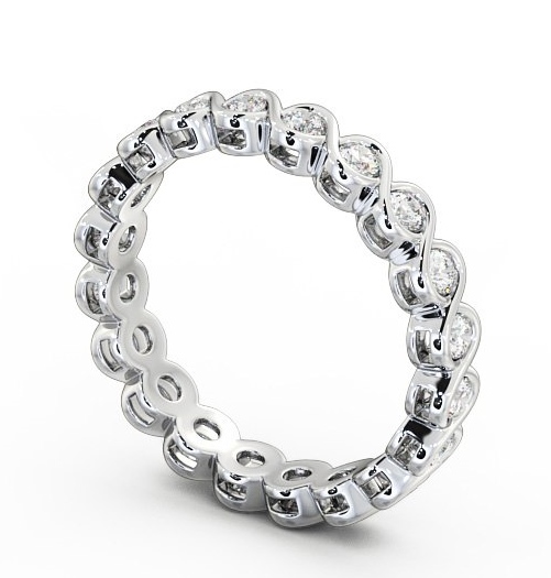 Full Eternity Round Diamond Open Bezel Ring 9K White Gold FE27_WG_THUMB1_1.jpg