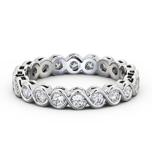  Full Eternity Round Diamond Ring Palladium - Harriet FE27_WG_THUMB2 