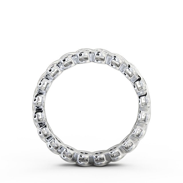Full Eternity Round Diamond Ring 9K White Gold - Harriet FE27_WG_UP