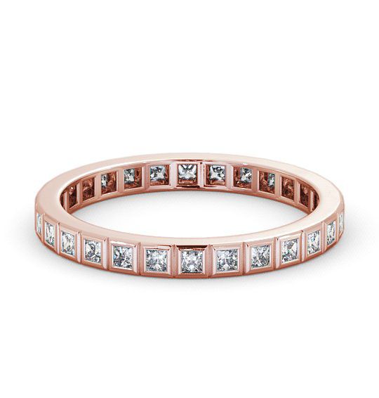  Full Eternity Princess Diamond Ring 18K Rose Gold - Eldene FE2_RG_THUMB2 