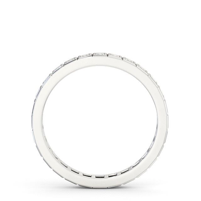 Full Eternity Princess Diamond Ring 18K White Gold - Eldene FE2_WG_UP