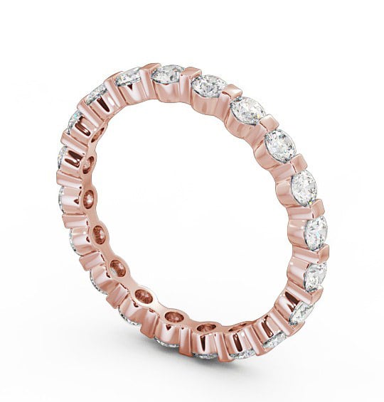  Full Eternity Round Diamond Ring 18K Rose Gold - Lily FE30_RG_THUMB1 