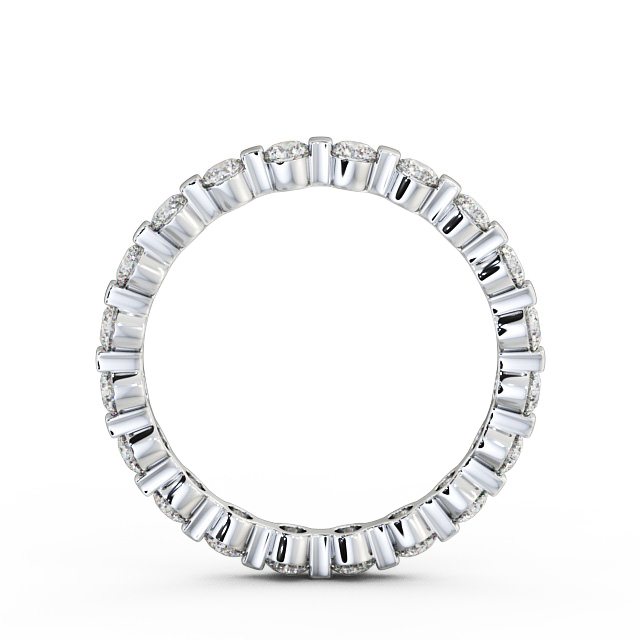 Full Eternity Round Diamond Ring 9K White Gold - Lily FE30_WG_UP