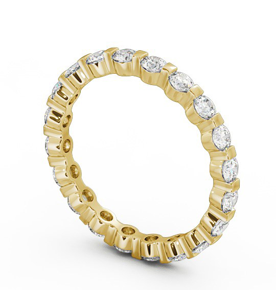  Full Eternity Round Diamond Ring 18K Yellow Gold - Lily FE30_YG_THUMB1 