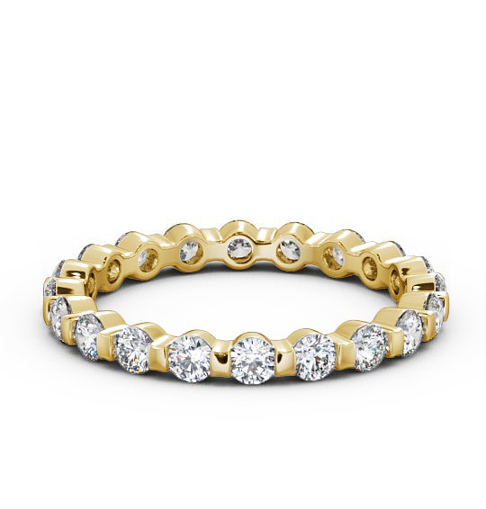  Full Eternity Round Diamond Ring 18K Yellow Gold - Lily FE30_YG_THUMB2 