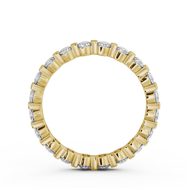 Full Eternity Round Diamond Ring 9K Yellow Gold - Lily FE30_YG_UP