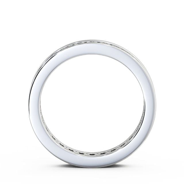 Full Eternity Round Diamond Ring 18K White Gold - Elizabeth FE31_WG_UP