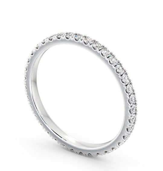  Full Eternity Round Diamond Ring 18K White Gold - Delice FE36_WG_THUMB1 