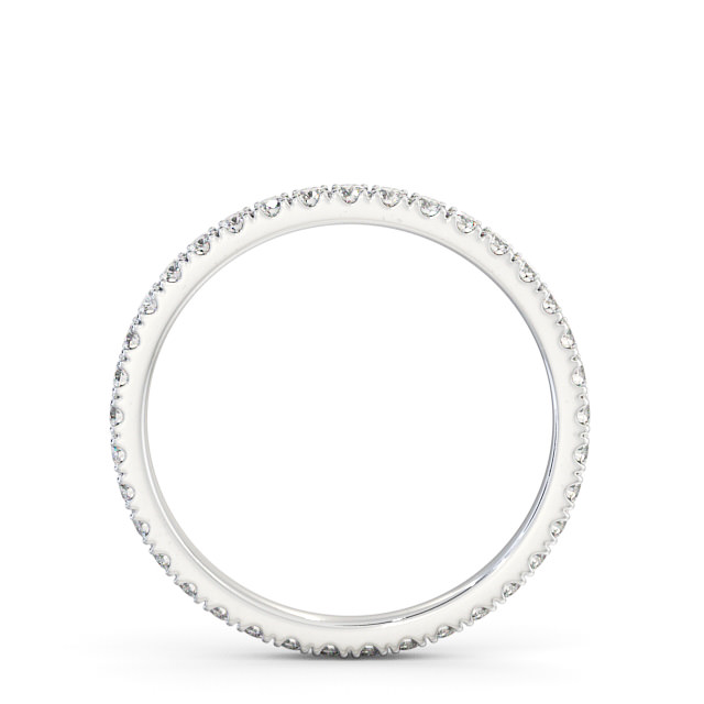 Full Eternity Round Diamond Ring 18K White Gold - Delice FE36_WG_UP