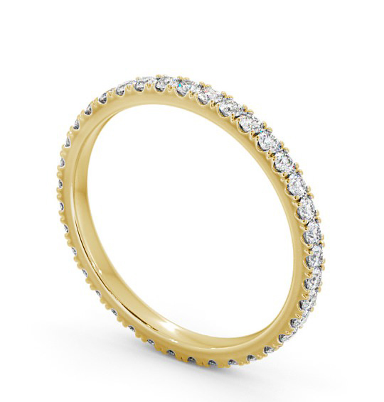  Full Eternity Round Diamond Ring 18K Yellow Gold - Delice FE36_YG_THUMB1 