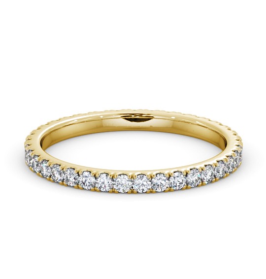  Full Eternity Round Diamond Ring 9K Yellow Gold - Delice FE36_YG_THUMB2 