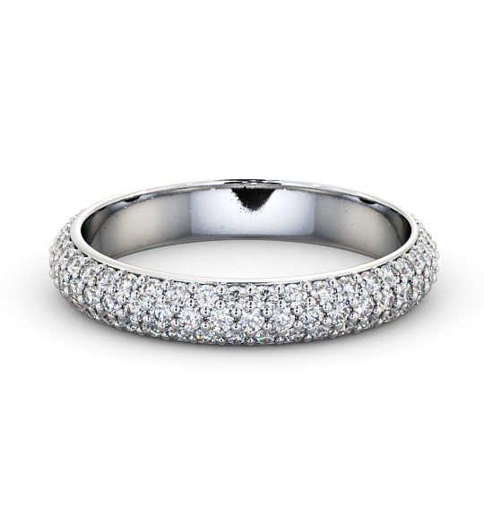  Full Eternity 0.75ct Round Diamond Ring Palladium - Eugenie FE37_WG_THUMB2 