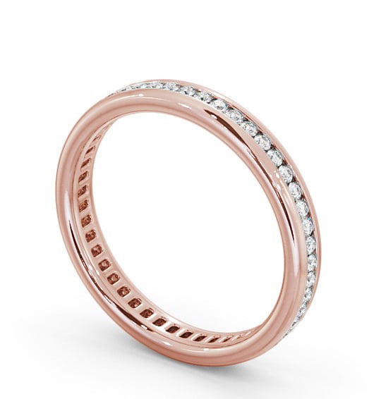  Full Eternity Round Diamond Ring 18K Rose Gold - Kileigh FE38_RG_THUMB1 