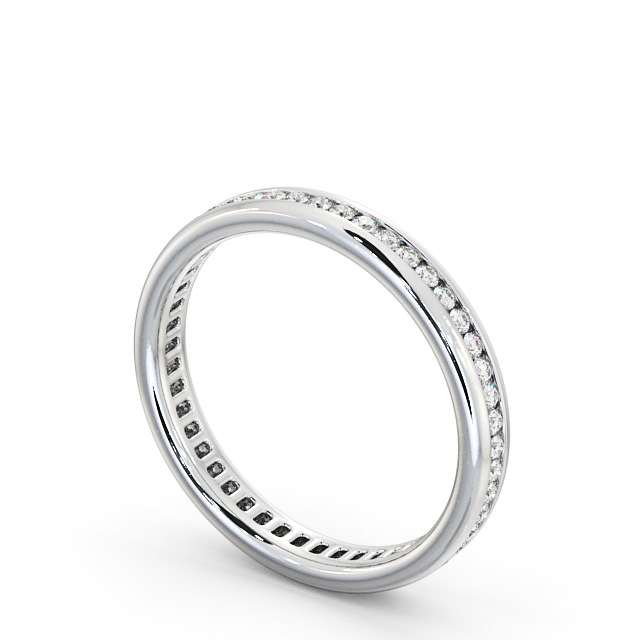 Full Eternity Round Diamond Ring Platinum - Kileigh | Angelic Diamonds