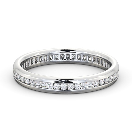  Full Eternity Round Diamond Ring Platinum - Kileigh FE38_WG_THUMB2 